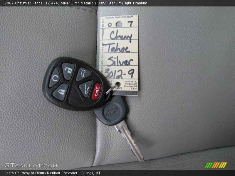 Silver Birch Metallic / Dark Titanium/Light Titanium 2007 Chevrolet Tahoe LTZ 4x4