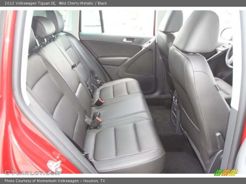 Rear Seat of 2013 Tiguan SE