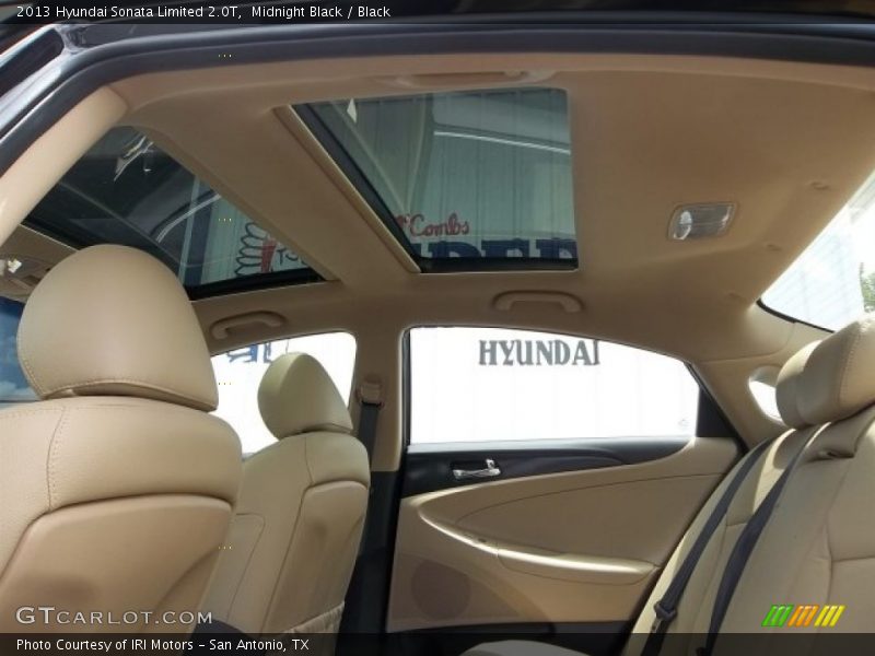 Midnight Black / Black 2013 Hyundai Sonata Limited 2.0T