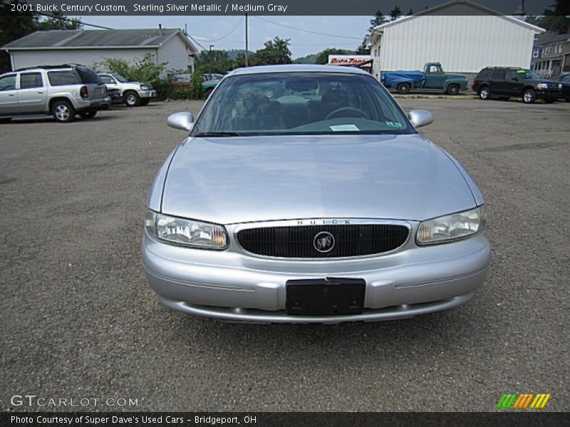 Sterling Silver Metallic / Medium Gray 2001 Buick Century Custom