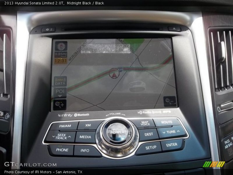 Midnight Black / Black 2013 Hyundai Sonata Limited 2.0T