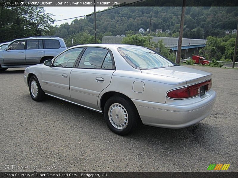Sterling Silver Metallic / Medium Gray 2001 Buick Century Custom