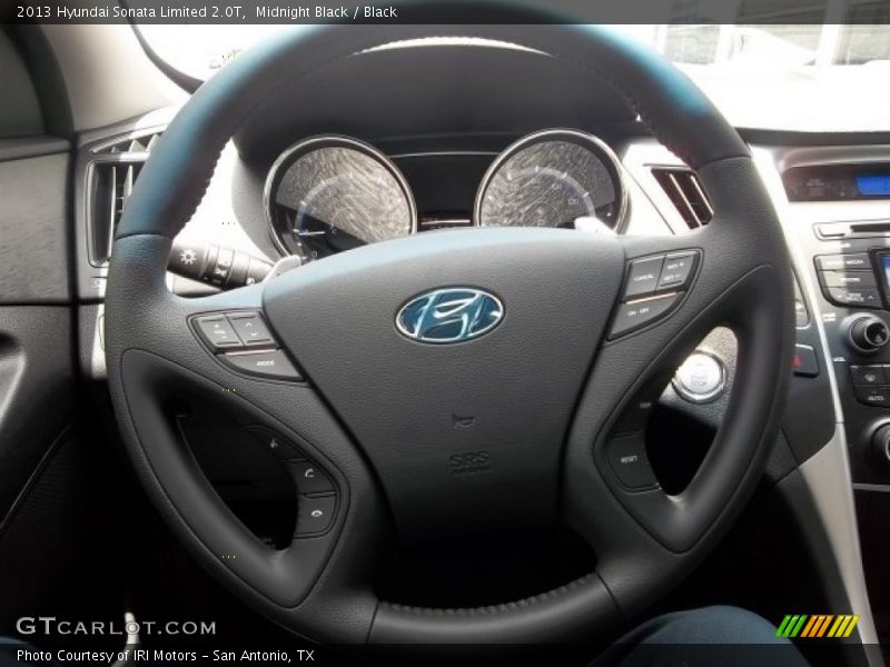 Midnight Black / Black 2013 Hyundai Sonata Limited 2.0T