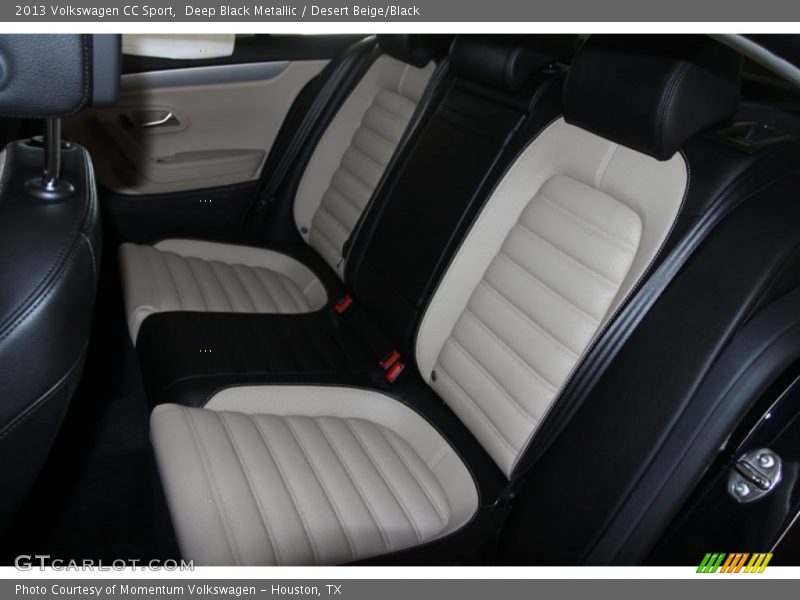 Deep Black Metallic / Desert Beige/Black 2013 Volkswagen CC Sport