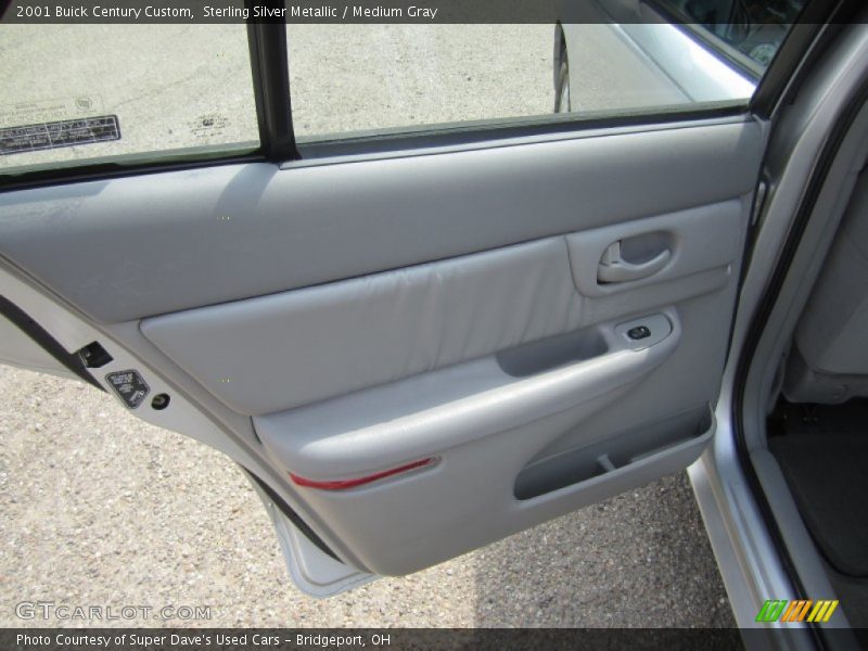 Sterling Silver Metallic / Medium Gray 2001 Buick Century Custom