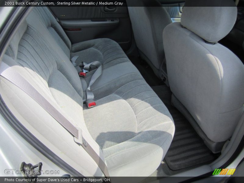 Sterling Silver Metallic / Medium Gray 2001 Buick Century Custom
