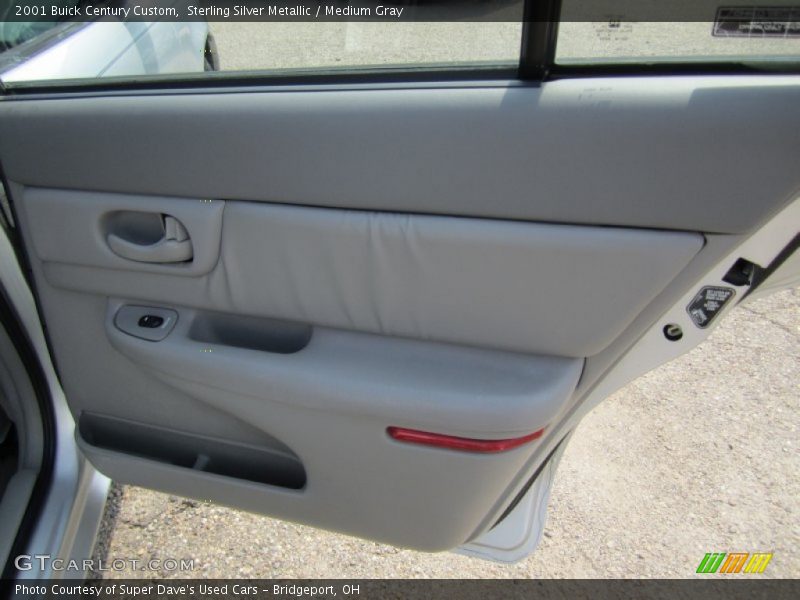 Sterling Silver Metallic / Medium Gray 2001 Buick Century Custom