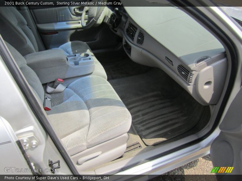 Sterling Silver Metallic / Medium Gray 2001 Buick Century Custom