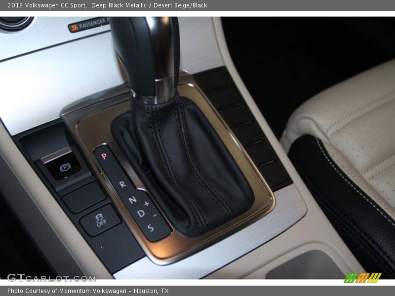 Deep Black Metallic / Desert Beige/Black 2013 Volkswagen CC Sport