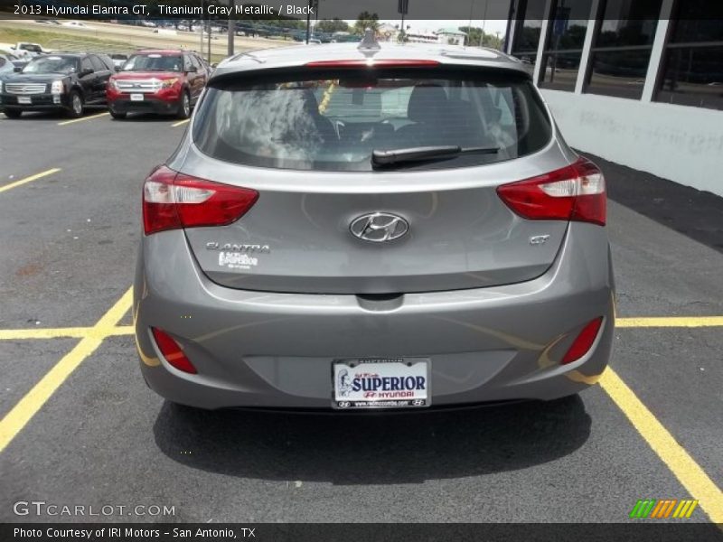 Titanium Gray Metallic / Black 2013 Hyundai Elantra GT