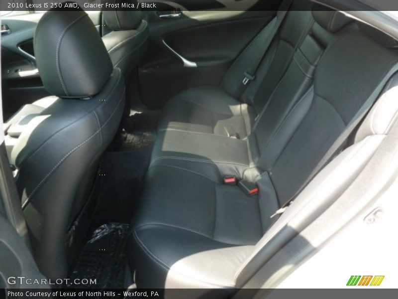 Glacier Frost Mica / Black 2010 Lexus IS 250 AWD