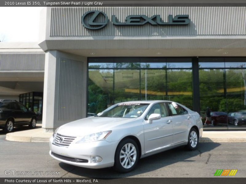 Tungsten Silver Pearl / Light Gray 2010 Lexus ES 350