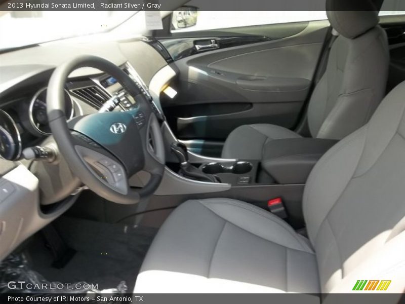 Radiant Silver / Gray 2013 Hyundai Sonata Limited