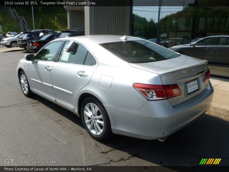 Tungsten Silver Pearl / Light Gray 2010 Lexus ES 350