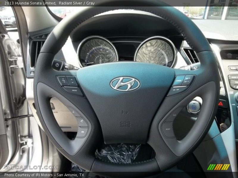 Radiant Silver / Gray 2013 Hyundai Sonata Limited