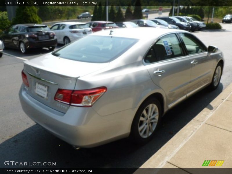 Tungsten Silver Pearl / Light Gray 2010 Lexus ES 350