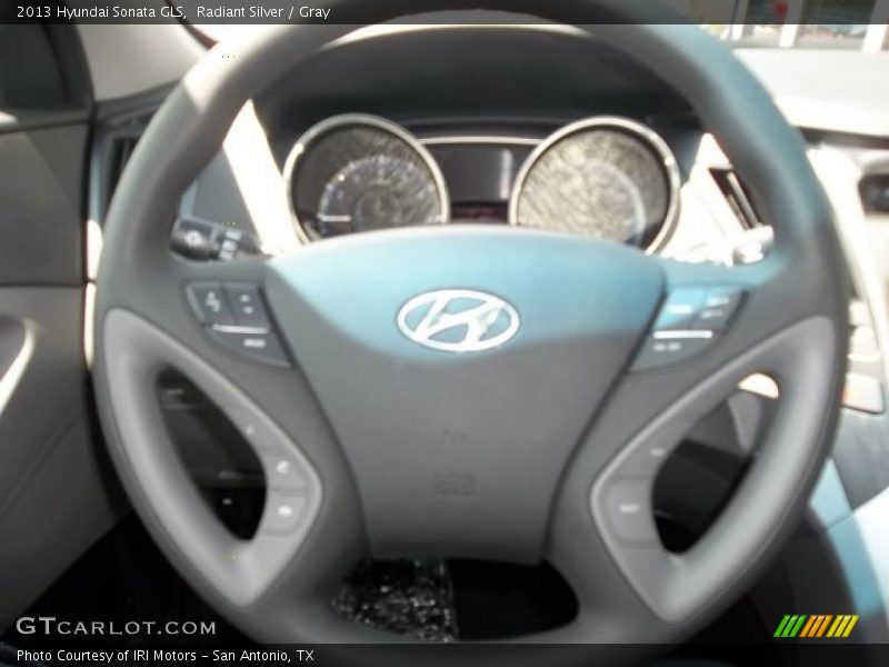 Radiant Silver / Gray 2013 Hyundai Sonata GLS