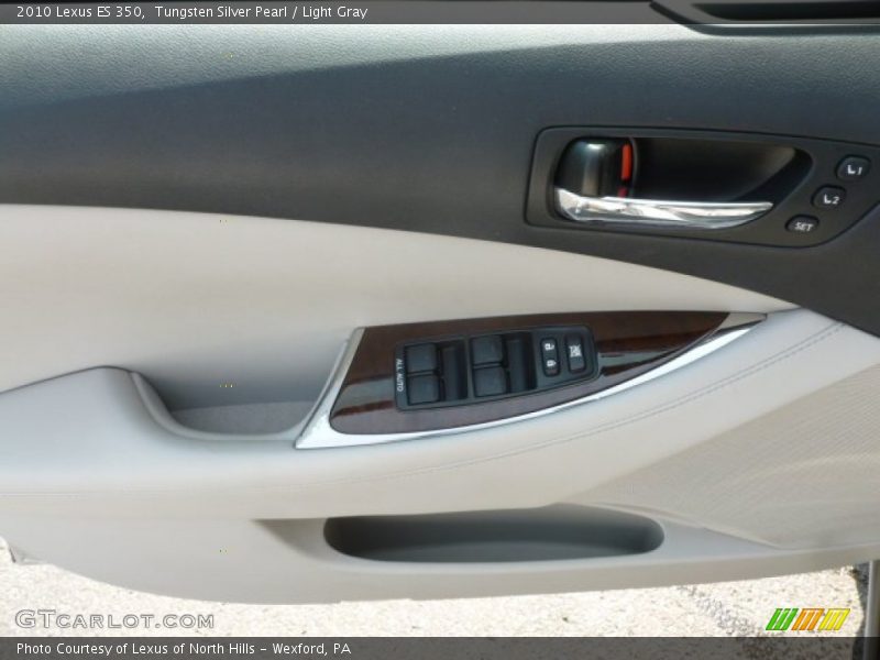 Tungsten Silver Pearl / Light Gray 2010 Lexus ES 350