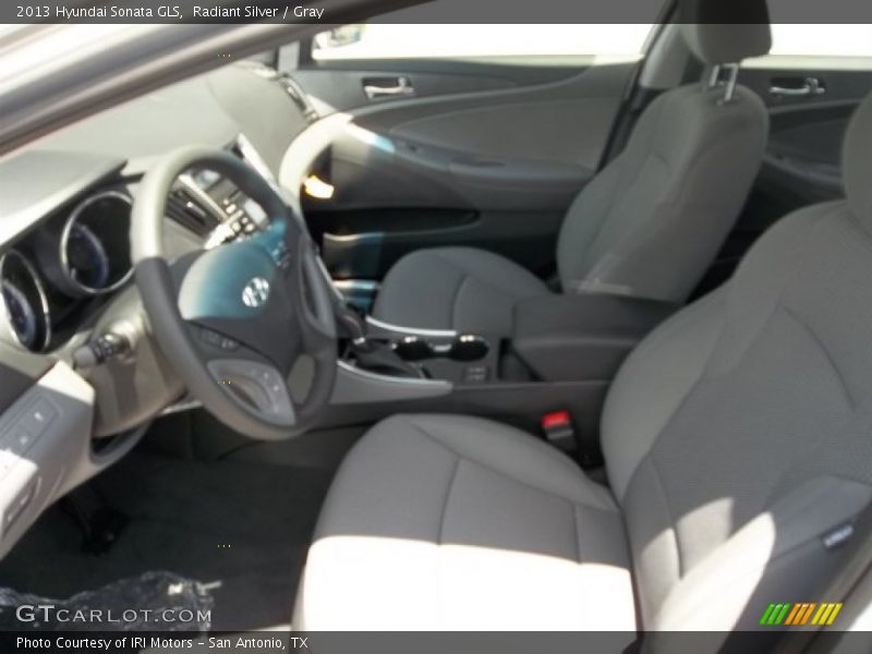 Radiant Silver / Gray 2013 Hyundai Sonata GLS