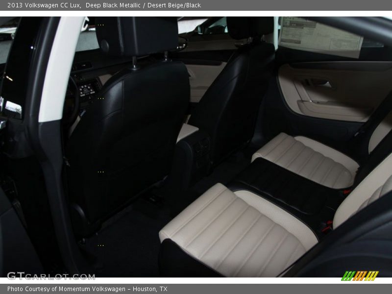 Deep Black Metallic / Desert Beige/Black 2013 Volkswagen CC Lux