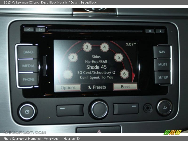 Deep Black Metallic / Desert Beige/Black 2013 Volkswagen CC Lux
