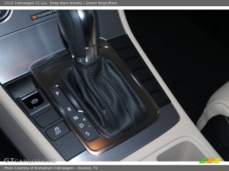 Deep Black Metallic / Desert Beige/Black 2013 Volkswagen CC Lux
