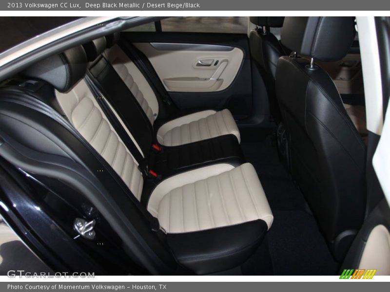 Deep Black Metallic / Desert Beige/Black 2013 Volkswagen CC Lux