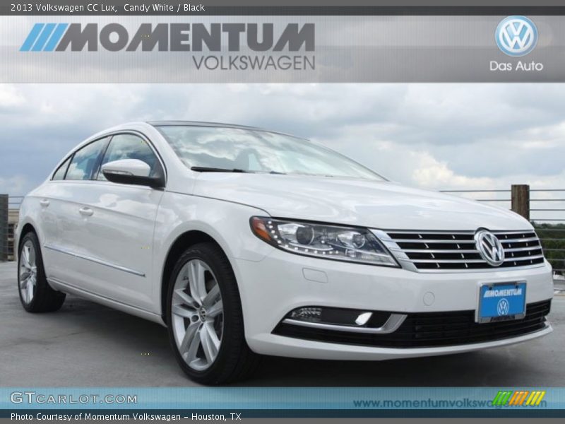 Candy White / Black 2013 Volkswagen CC Lux