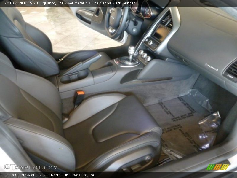  2010 R8 5.2 FSI quattro Fine Nappa Black Leather Interior