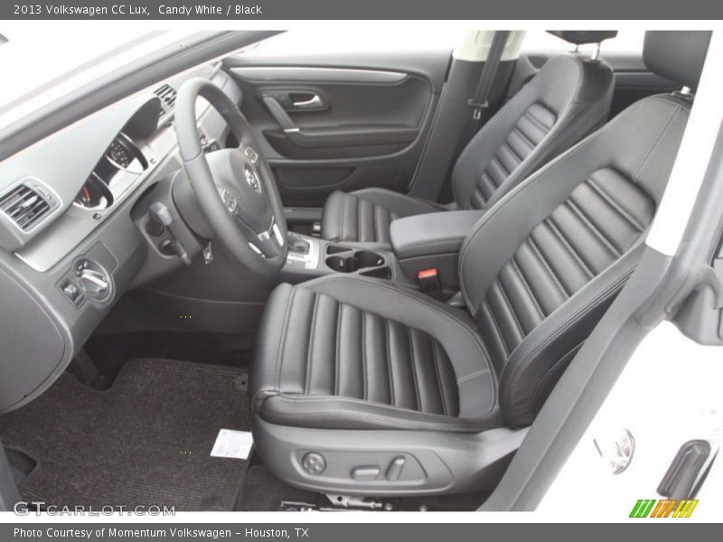 Candy White / Black 2013 Volkswagen CC Lux