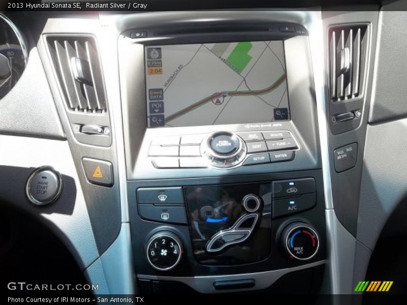 Radiant Silver / Gray 2013 Hyundai Sonata SE