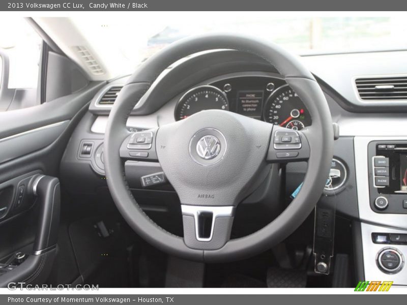 Candy White / Black 2013 Volkswagen CC Lux