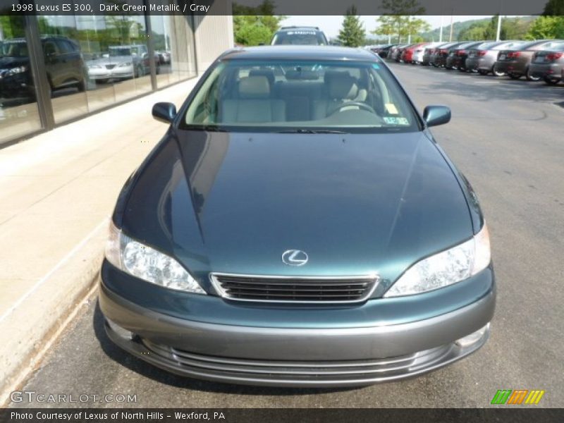 Dark Green Metallic / Gray 1998 Lexus ES 300