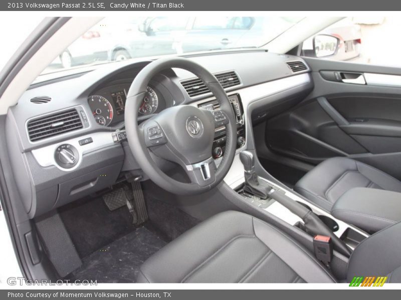 Titan Black Interior - 2013 Passat 2.5L SE 