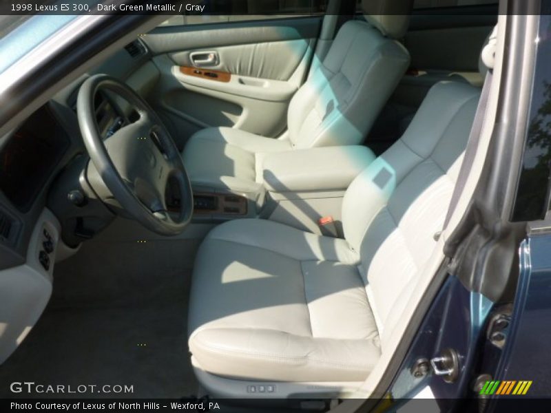 Dark Green Metallic / Gray 1998 Lexus ES 300