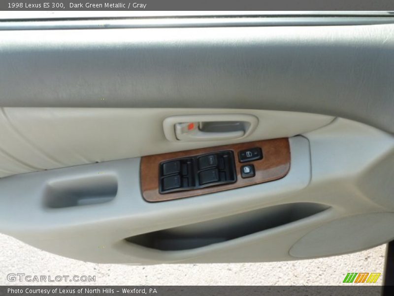 Dark Green Metallic / Gray 1998 Lexus ES 300