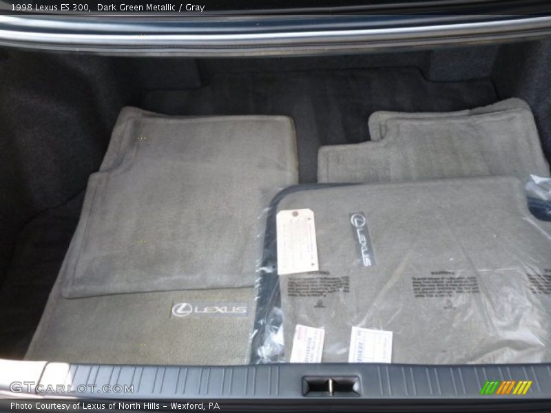 Dark Green Metallic / Gray 1998 Lexus ES 300