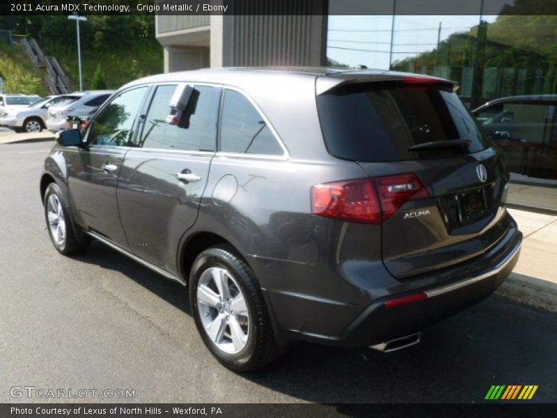 Grigio Metallic / Ebony 2011 Acura MDX Technology