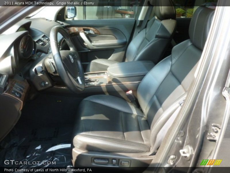 Grigio Metallic / Ebony 2011 Acura MDX Technology