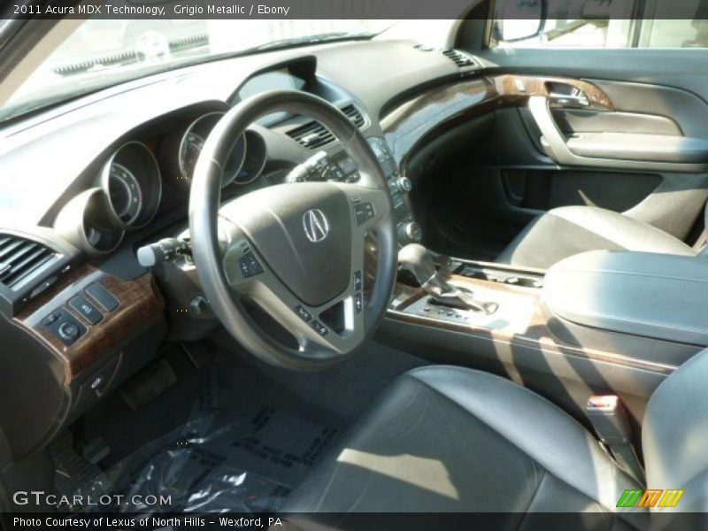 Grigio Metallic / Ebony 2011 Acura MDX Technology