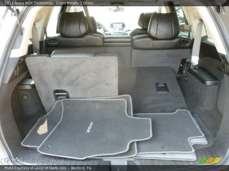Grigio Metallic / Ebony 2011 Acura MDX Technology