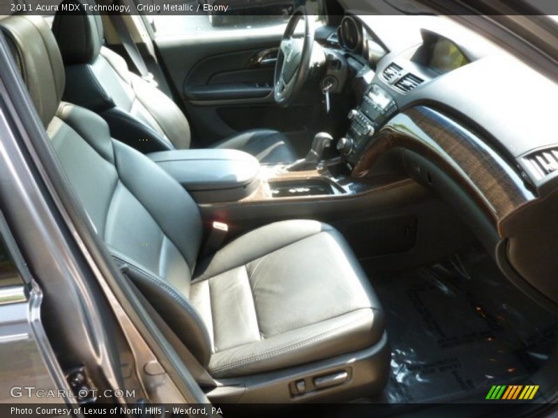 Grigio Metallic / Ebony 2011 Acura MDX Technology