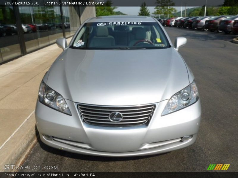 Tungsten Silver Metallic / Light Gray 2007 Lexus ES 350