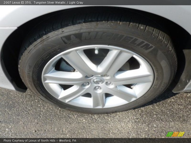 Tungsten Silver Metallic / Light Gray 2007 Lexus ES 350