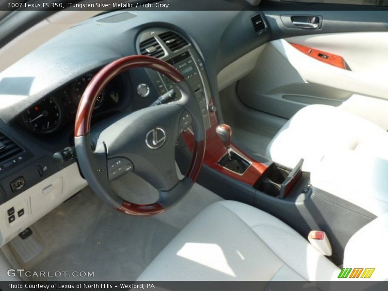 Tungsten Silver Metallic / Light Gray 2007 Lexus ES 350