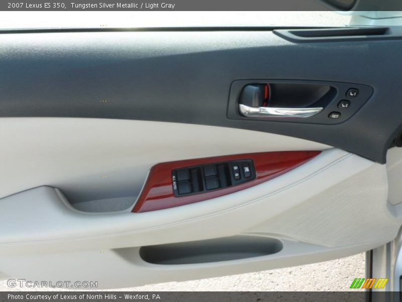 Tungsten Silver Metallic / Light Gray 2007 Lexus ES 350