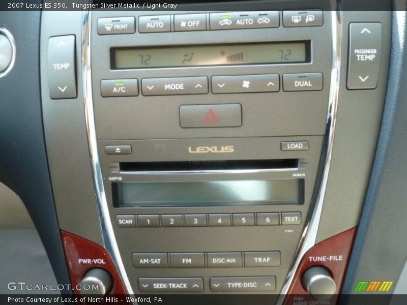 Tungsten Silver Metallic / Light Gray 2007 Lexus ES 350
