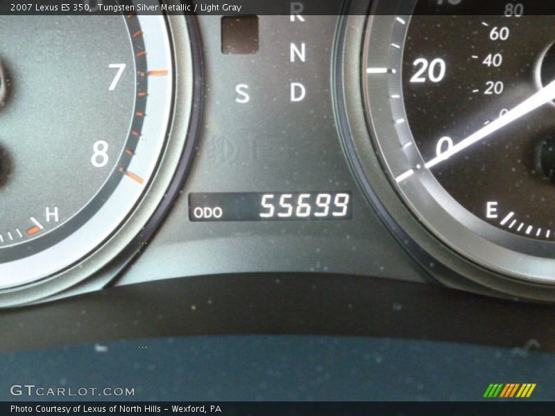 Tungsten Silver Metallic / Light Gray 2007 Lexus ES 350
