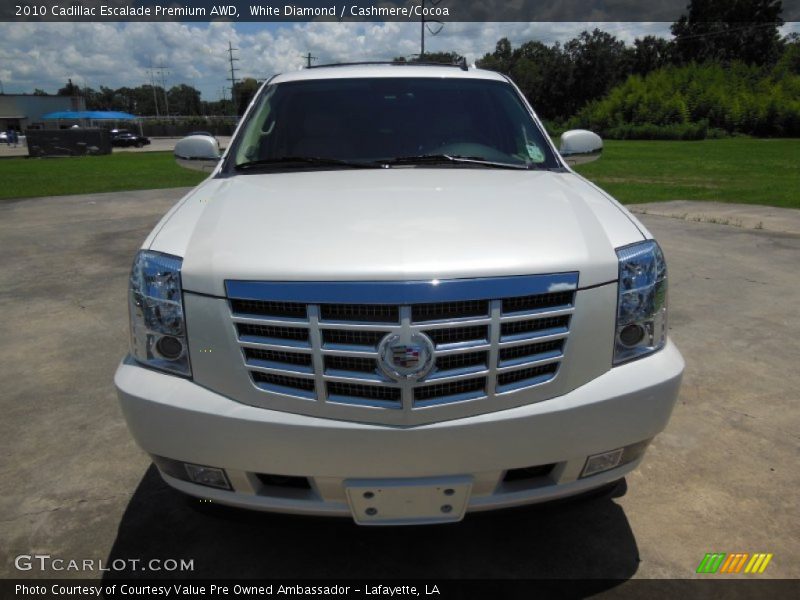 White Diamond / Cashmere/Cocoa 2010 Cadillac Escalade Premium AWD