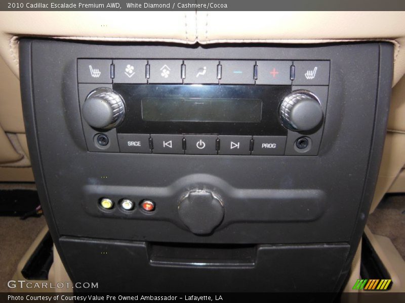 White Diamond / Cashmere/Cocoa 2010 Cadillac Escalade Premium AWD